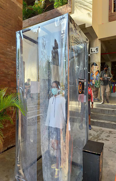 Bilik Sterilisasi di Pasar Badung
