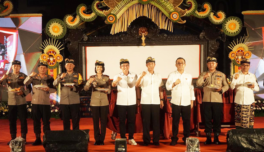 Perayaan Hut ke 77 Bhayangkara Polresta Denpasar Launching Aplikasi dan Gelar pesta rakyat