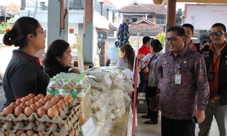 Pemkot Denpasar Gelar Operasi Pasar Murah di Banjar Kaja Panjer