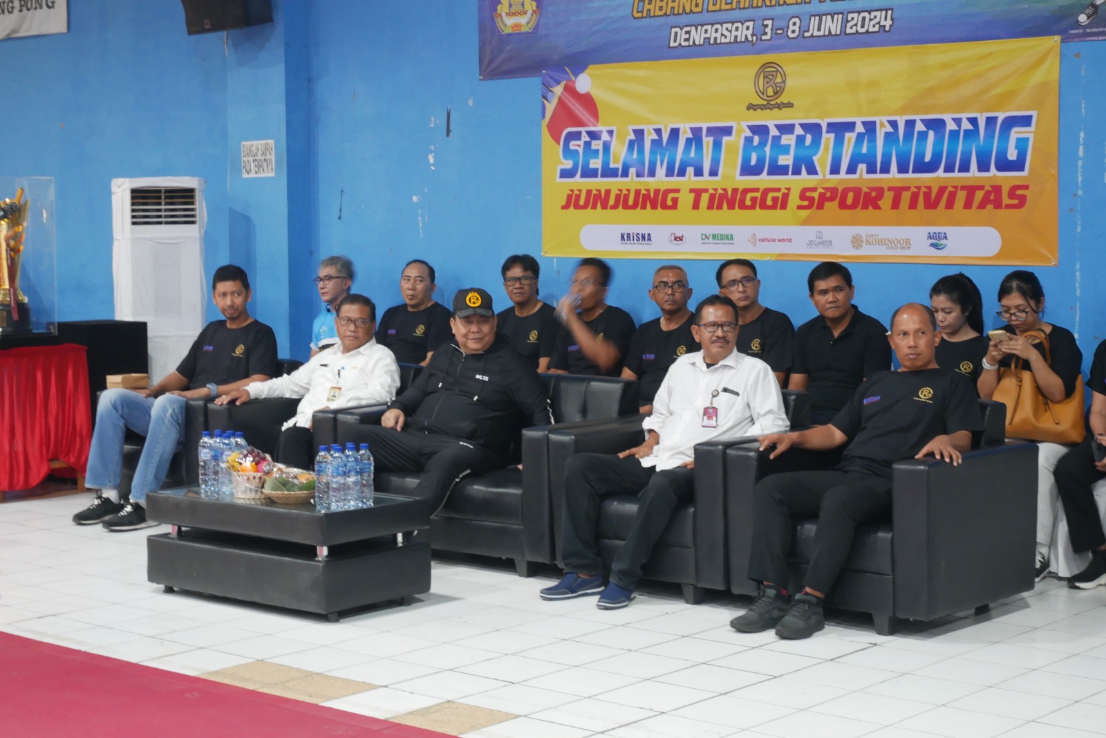 Sekda Alit Wiradana Hadiri Pembukaan Porjar Cabor Tenis Meja Tingkat Provinsi Bali