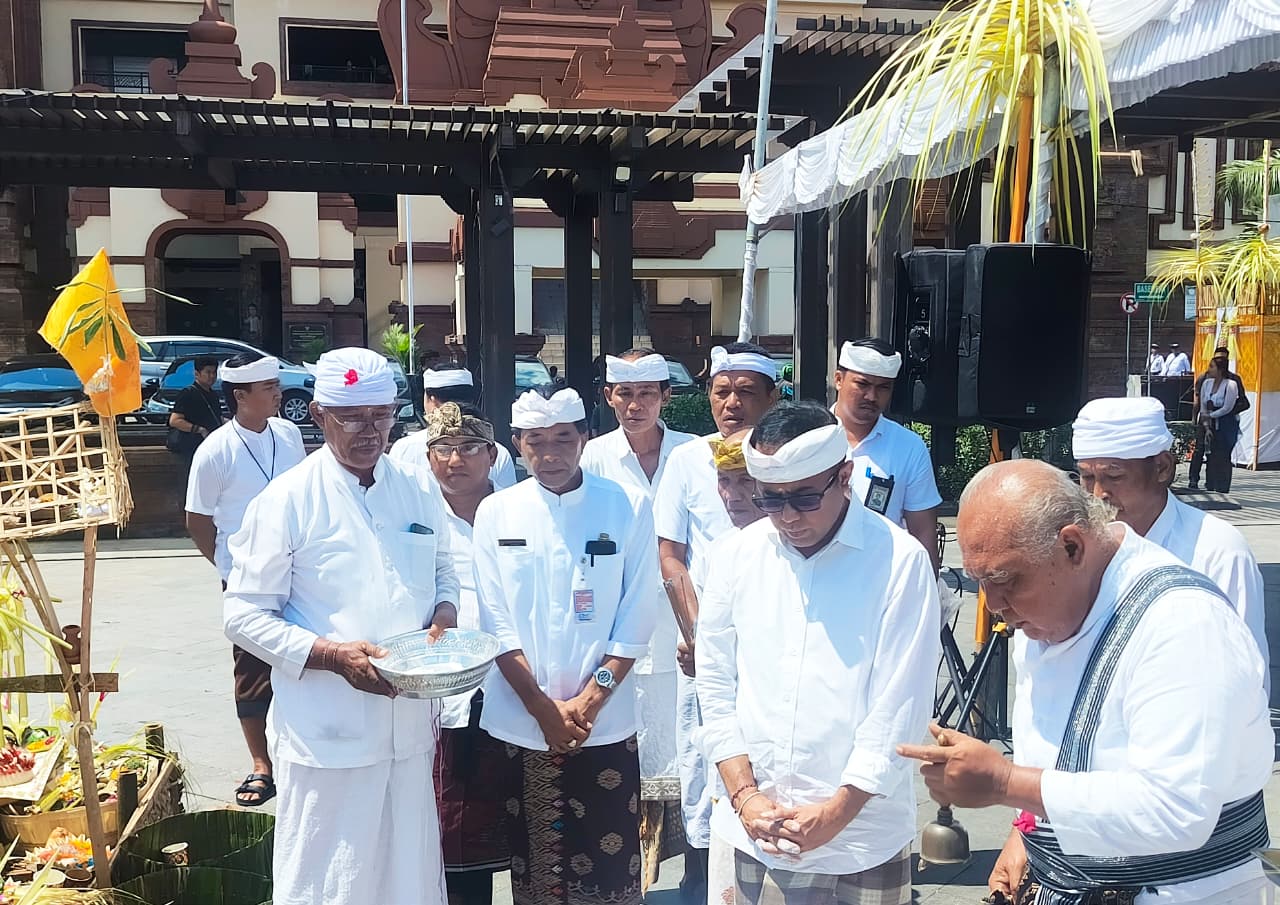 Kembalikan Keharmonisan Alam , Pemkot Denpasar Gelar Pecaruan Panca Kelud Pascabanjir 