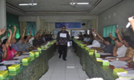 PD. Pasar Gelar tes Pemetaan potensi Pegawai 